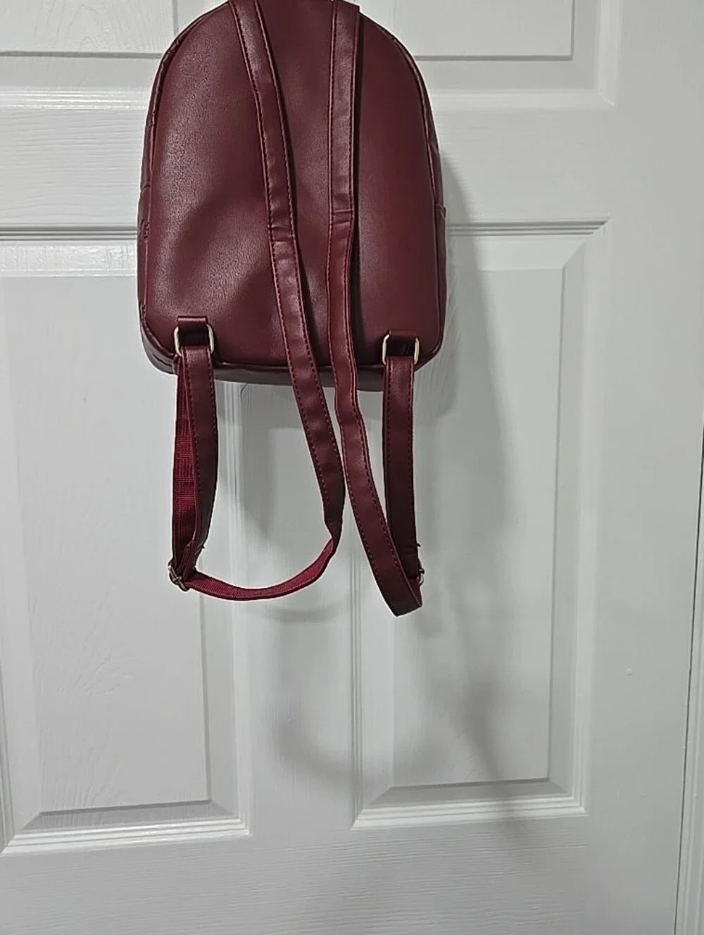Bioworld x Harry Potter Faux Leather Gryffindor Backpack with Crest Accent